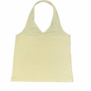 American Eagle Yellow Halter Top
